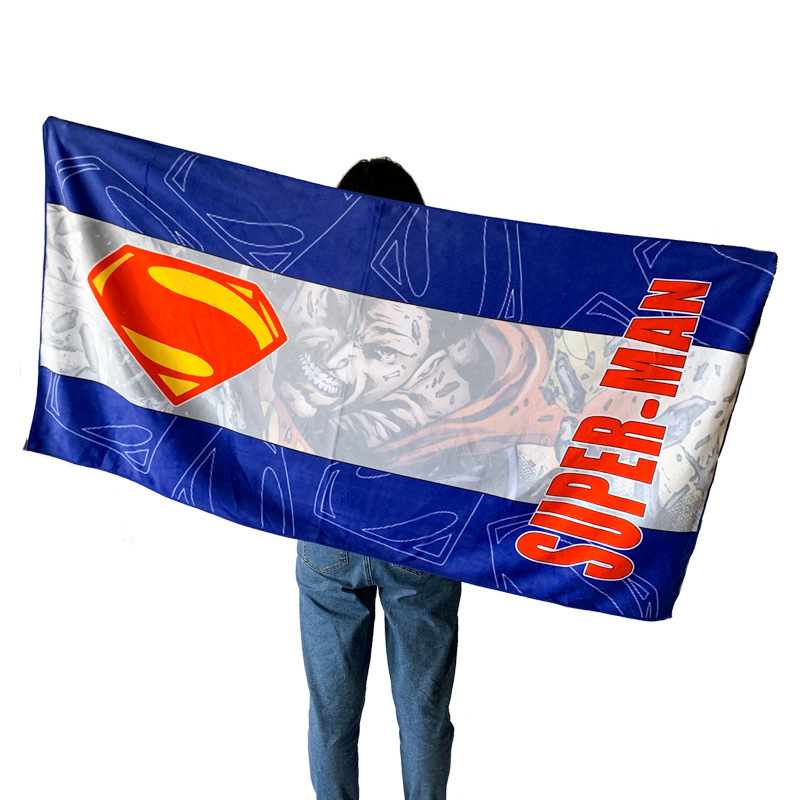Printed Quick-Dry Bath Towel, Bamboo Fiber Beach Towel, Quick-Dry Swimming Bath Towel, Cartoon Superhero Captain America for Men, Suitable for Foreign Trade Printed Quick-Dry Bath Towel, Bamboo Fiber Beach Towel, Quick-Dry Swimming Bath Towel, Cartoon Superhero Captain America for Men, Suitable for Foreign Trade