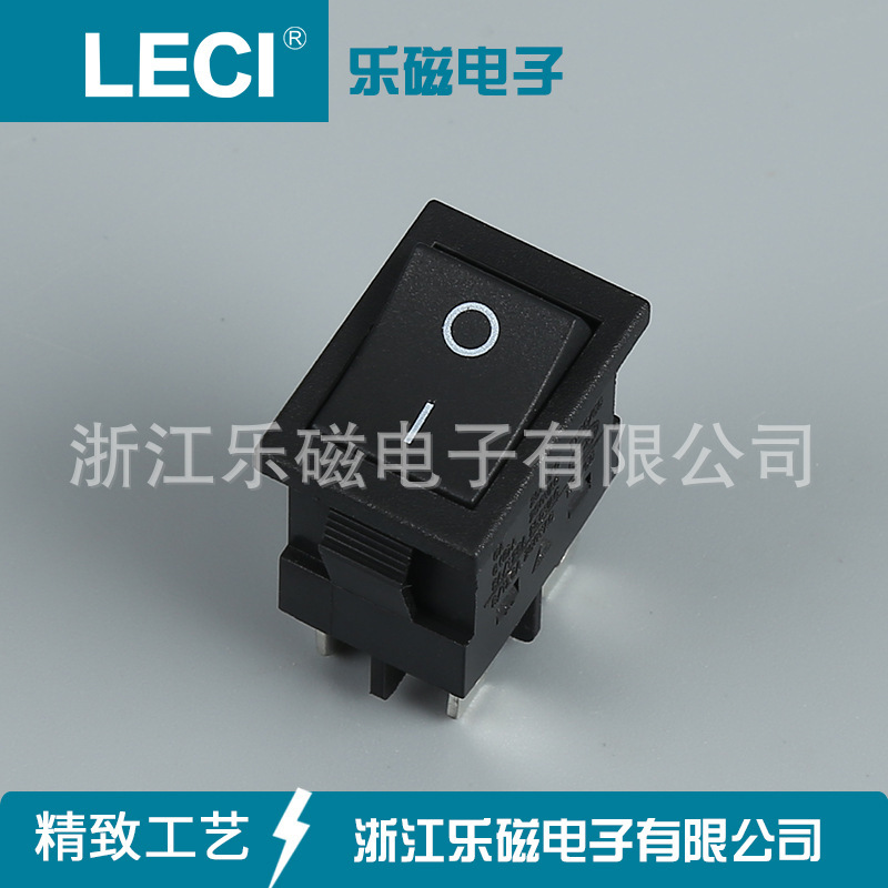 Manufacturers wholesale Le Magnetic RS601DK-2010011BB-3A boat switch black small rocker switch