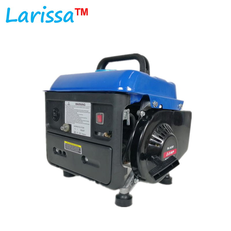 批发供应单相220V 550w汽油发电机小型低噪音迷你发电机手启动