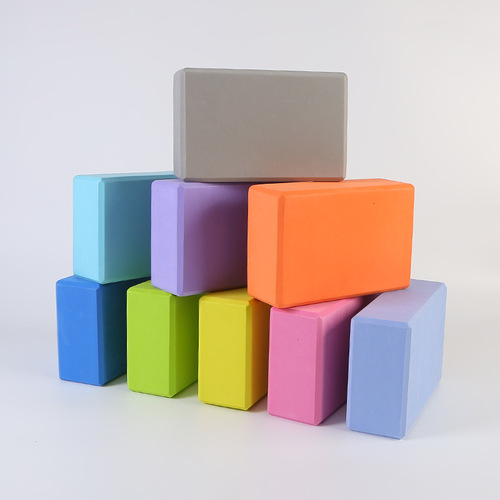 Factory direct supply 200g yoga bricks for children's dance training, high-density Eva yoga foam bricks