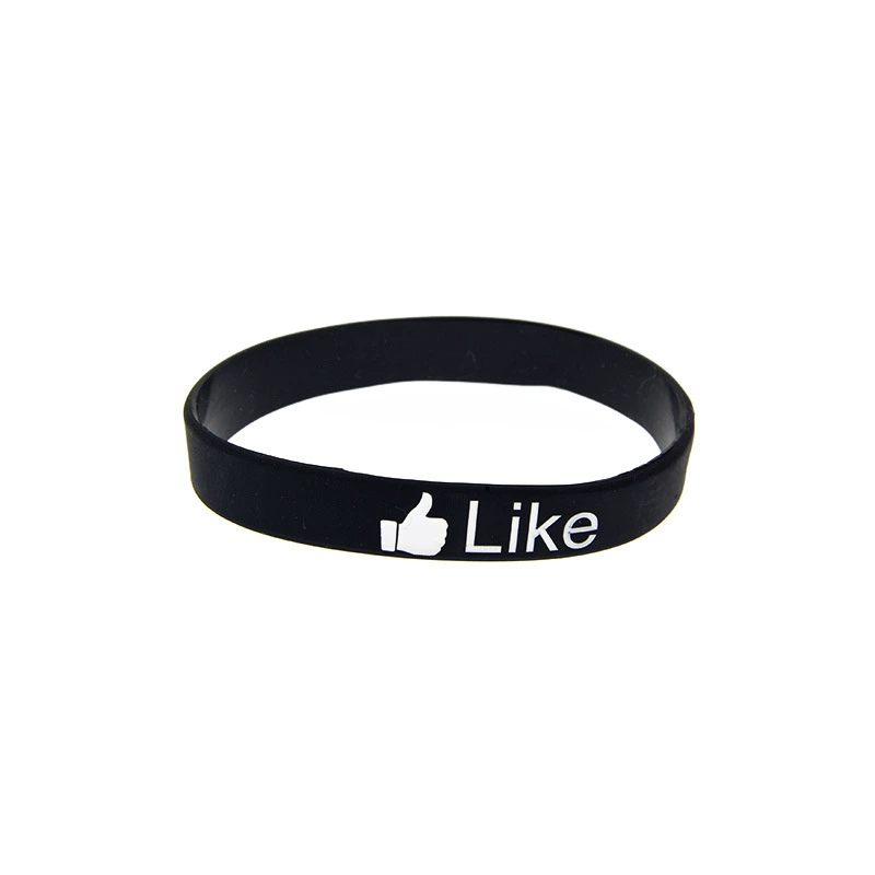 Европейский и американский стиль «I love Facebook» силиконовый браслет, персональный аксессуар, модный цветной заполняемый браслет, ремешок для руки для учащихся
