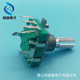厂家直供EC16 音响编码器/360°旋转数字编码器 带按压开关24脉冲