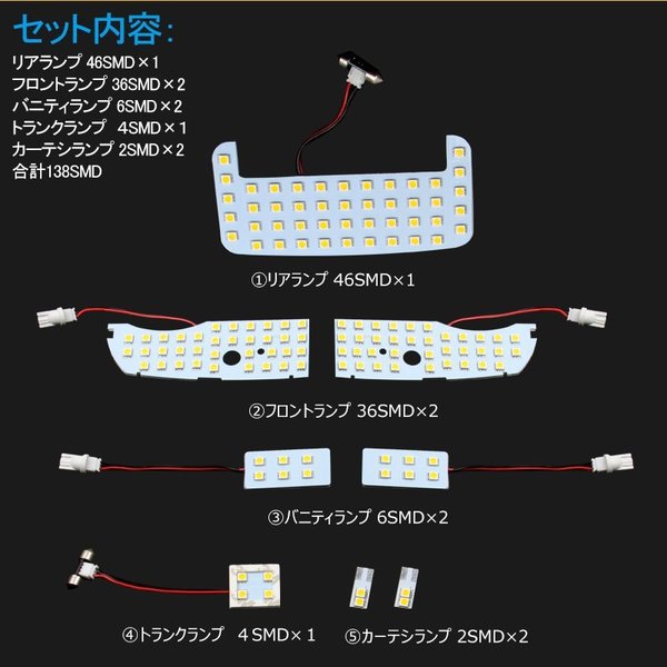 普锐斯30系プリウス30系LED专车专用 PRS30系阅读灯 LED室内灯