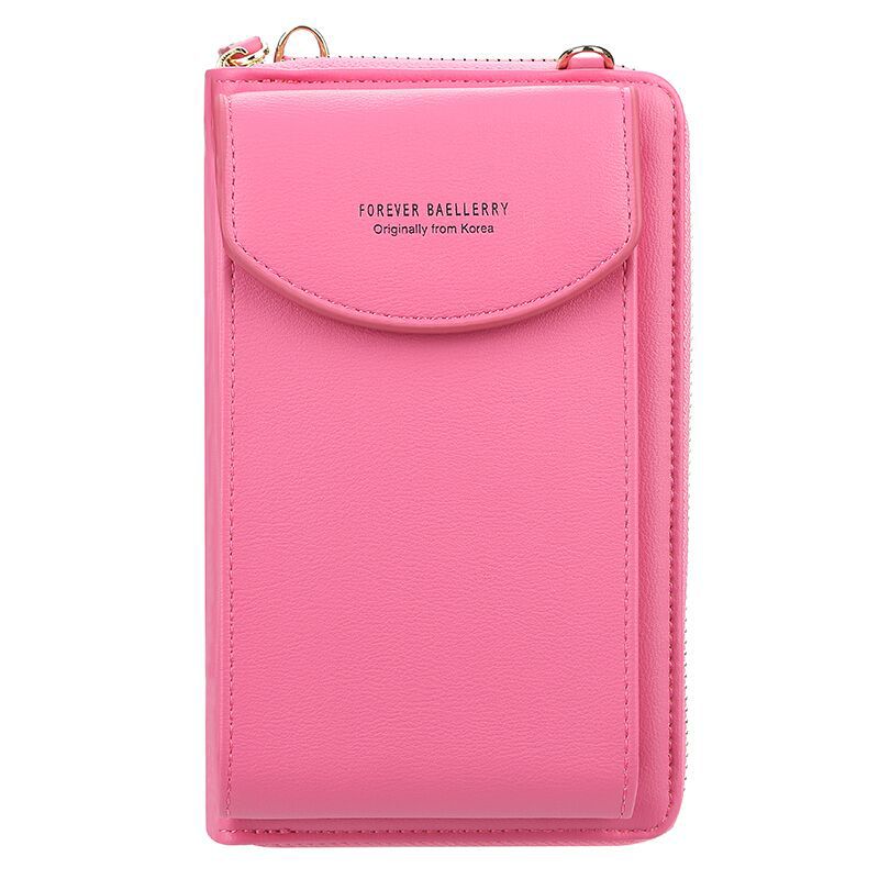 Baellerry monedero transfronterizo bolso del teléfono del hombro del crossbody de las mujeres bolsillo largo de la moneda de la cartera de las mujeres