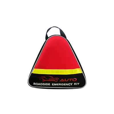 Emergency kit for car, emergency kit for car, triangle bag, multi-function maintenance, emergency kit for car, safety (Kempinq və səyahət) - set-of-7-red