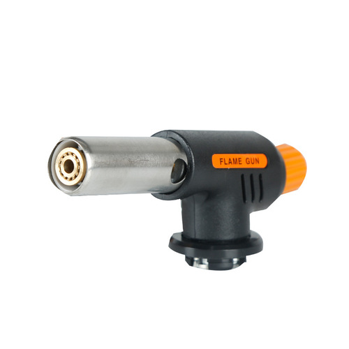 Portable spray gun head cartridge gas tank flame gun burning pig hair baking welding gun igniter blowtorch flamethrower household