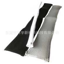 东莞生产白色拉链编织套管 黑色拉链编织管 灰色拉链式编织网套管