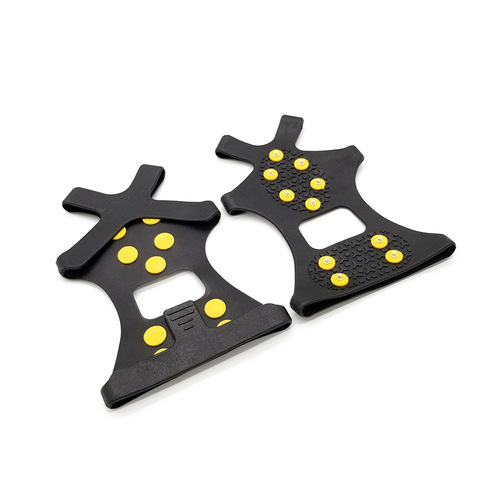 Outdoor Climbing 10 Tooth TPE Ice Claw Snow Fishing Ice Surface Anti-Slip Shoe Cover Elderly Anti-Fall Ice Grab Ten Tooth 