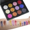 Glitter powder, eyeshadow palette, nail sequins, painted makeup primer for face full body, eye shadow, 12 colors, wholesale