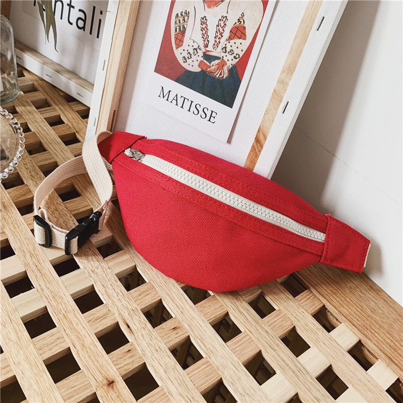 Bolso infantil estilo coreano, otoño-invierno 2025, nuevo bolso de hombro, mini bolso de cintura, moderno para niños y niñas, bolso de pecho sencillo y a la moda