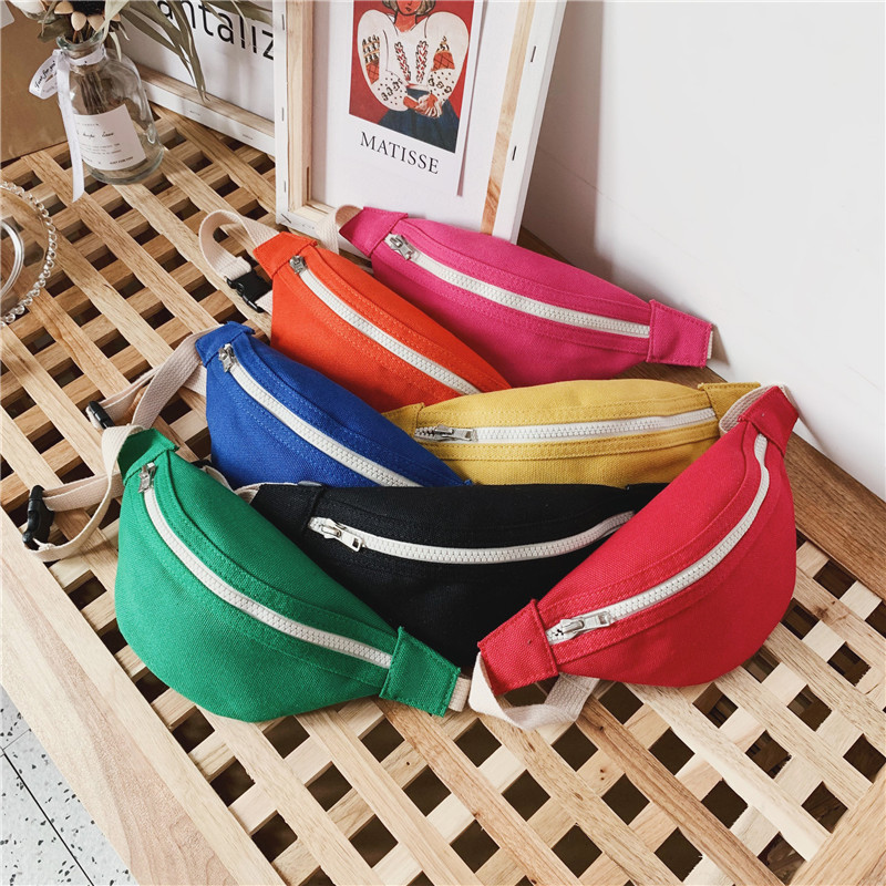 Bolso infantil estilo coreano, otoño-invierno 2025, nuevo bolso de hombro, mini bolso de cintura, moderno para niños y niñas, bolso de pecho sencillo y a la moda