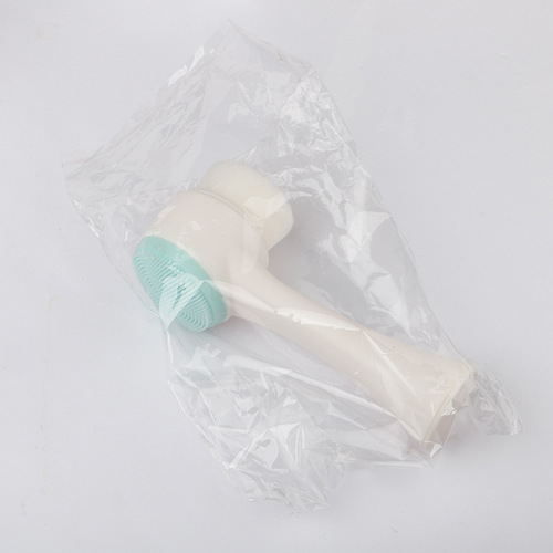 Double-sided cleaning silicone nylon face wash brush manual cleansing skin care standing brush export quality dropshipping