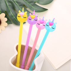 Creative Donut Gel Pen Cute Student Stationery Cartoon Unicorn Water Pen Office Supplies Signature Pen Wholesale