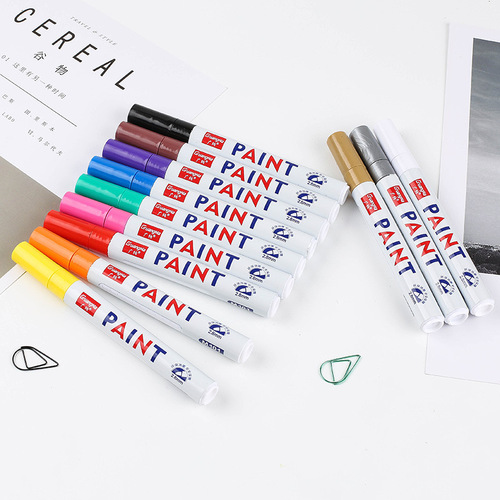 Guangna 101 paint pen marker pen quick-drying non-fading paint pen touch-up pen glass wood stone pen wholesale