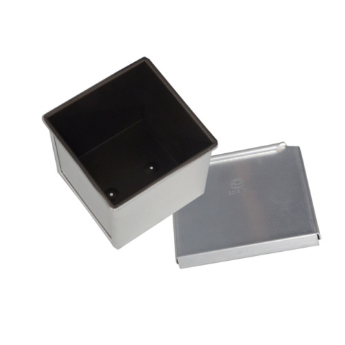 4/5/6/7.5/10/12CM square non-stick mini toast box with lid non-stick small toast bread mold