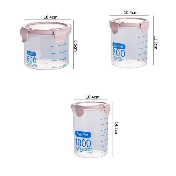 Creative transparent plastic card deduction can seal the nuts dry…