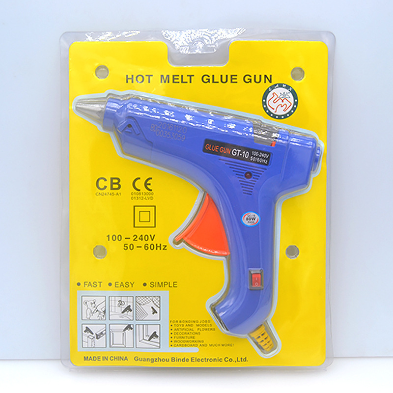 Camel King GT-10 Sanx 3k pistola de pegamento de baja temperatura de exportación azul 60W/80W/100W pistola de pegamento de fusión en caliente grande