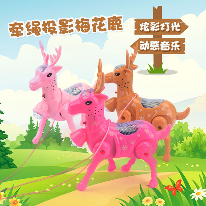 리본 프로젝션 시카 사슴