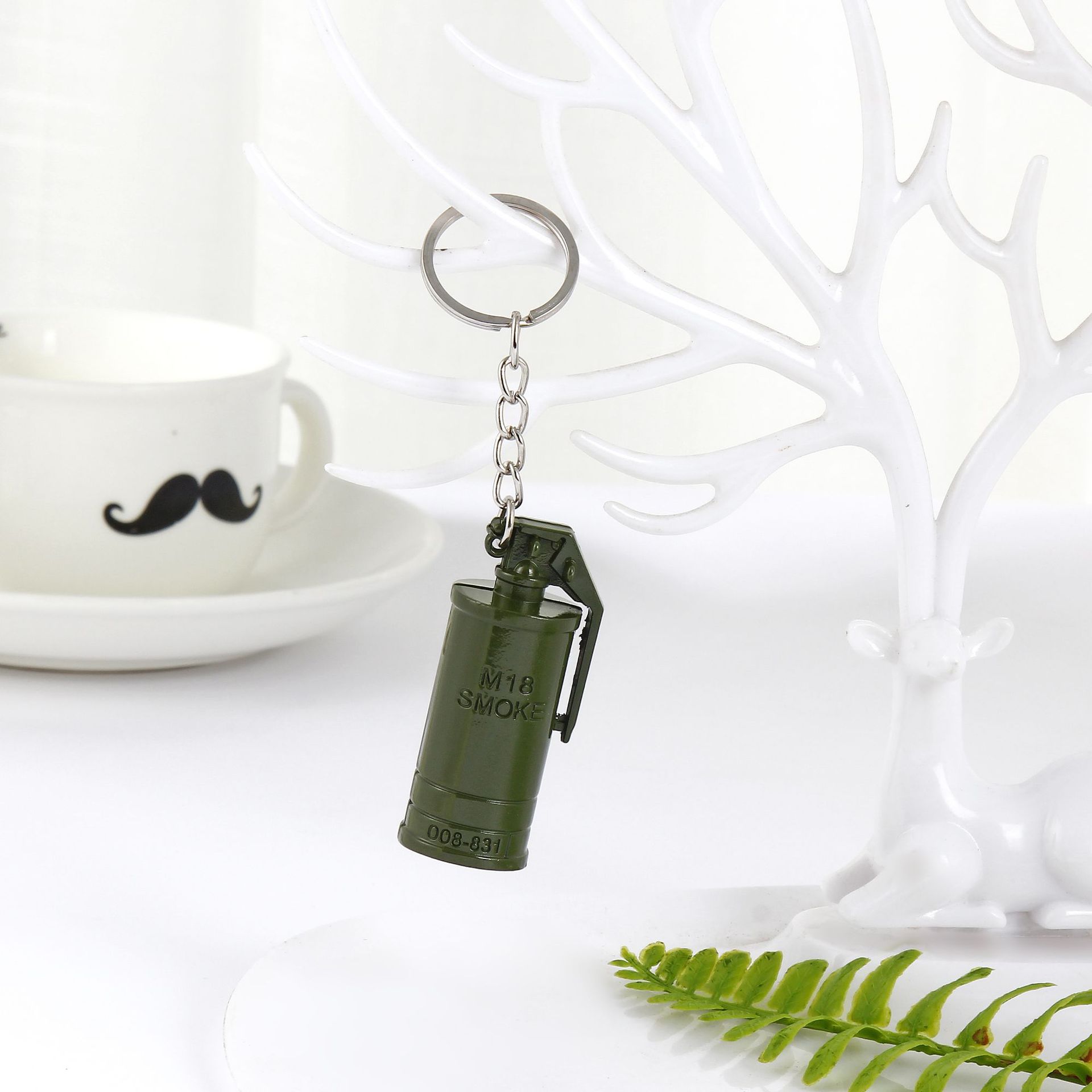 연기 폭탄 단색