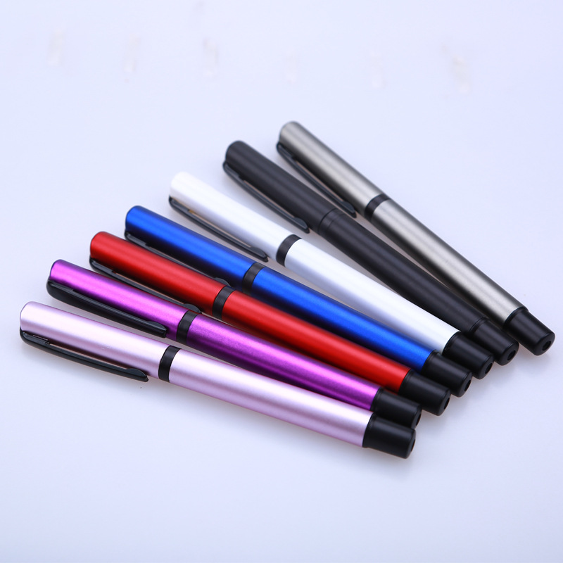 Gran capacidad de metal pintura gel pluma publicidad pluma logotipo firma pluma prescripción pluma hotel pluma QR código helado