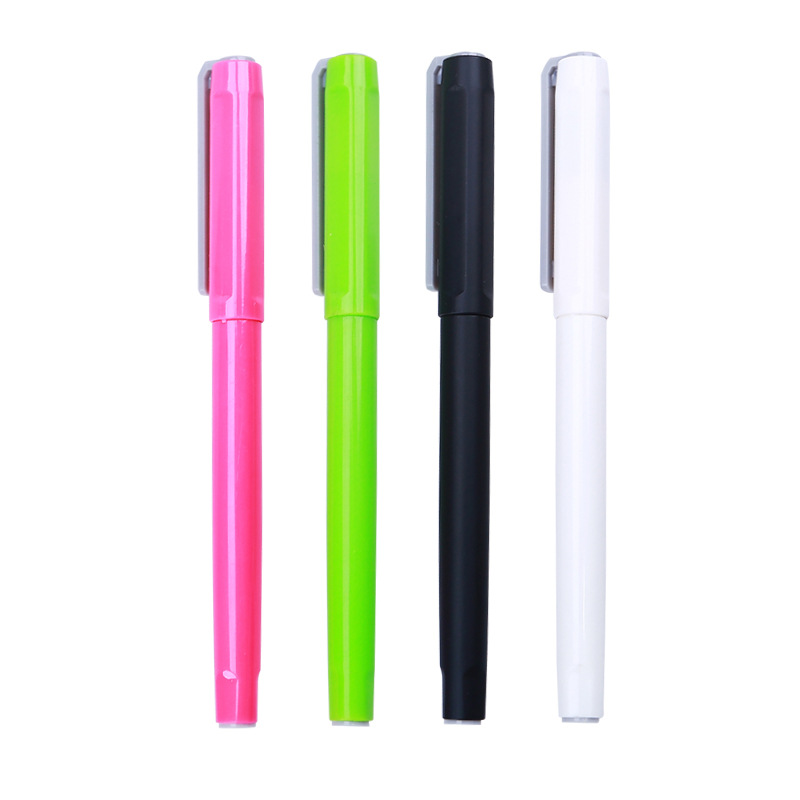 Gran capacidad de metal pintura gel pluma publicidad pluma logotipo firma pluma prescripción pluma hotel pluma QR código helado