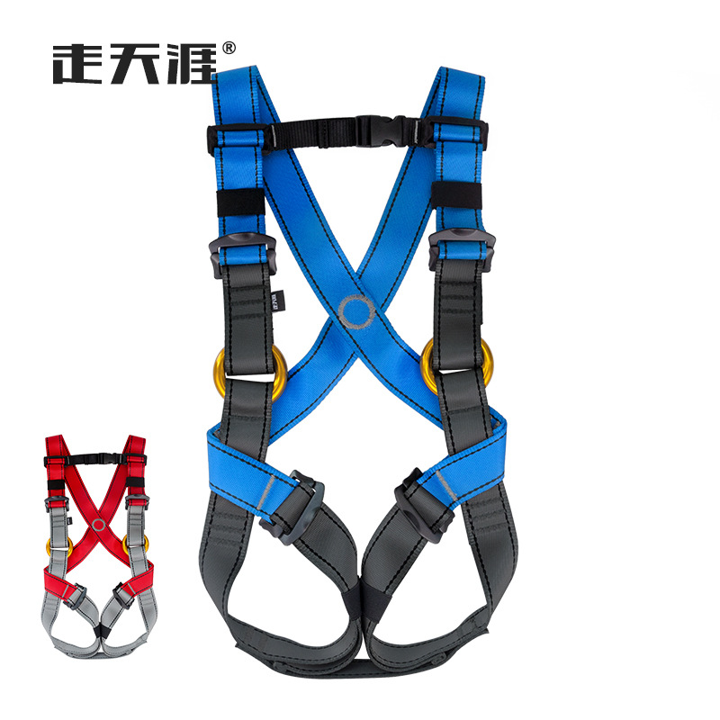 走天涯儿童攀岩安全带高空拓展训练全身保险带户外安全防护保护带