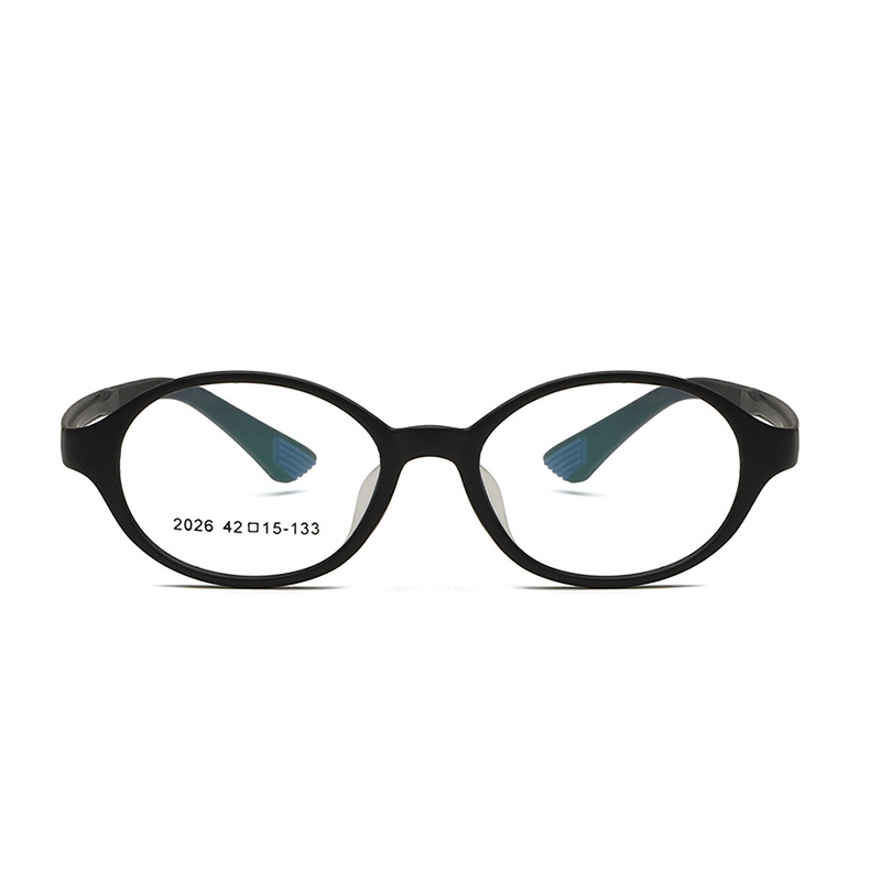 Oleo 2025 New Oval Kidsren's Glasses Frame Tr90 Glasses Frame Silicone Nose Pad Rubber Foot Cover Myopia