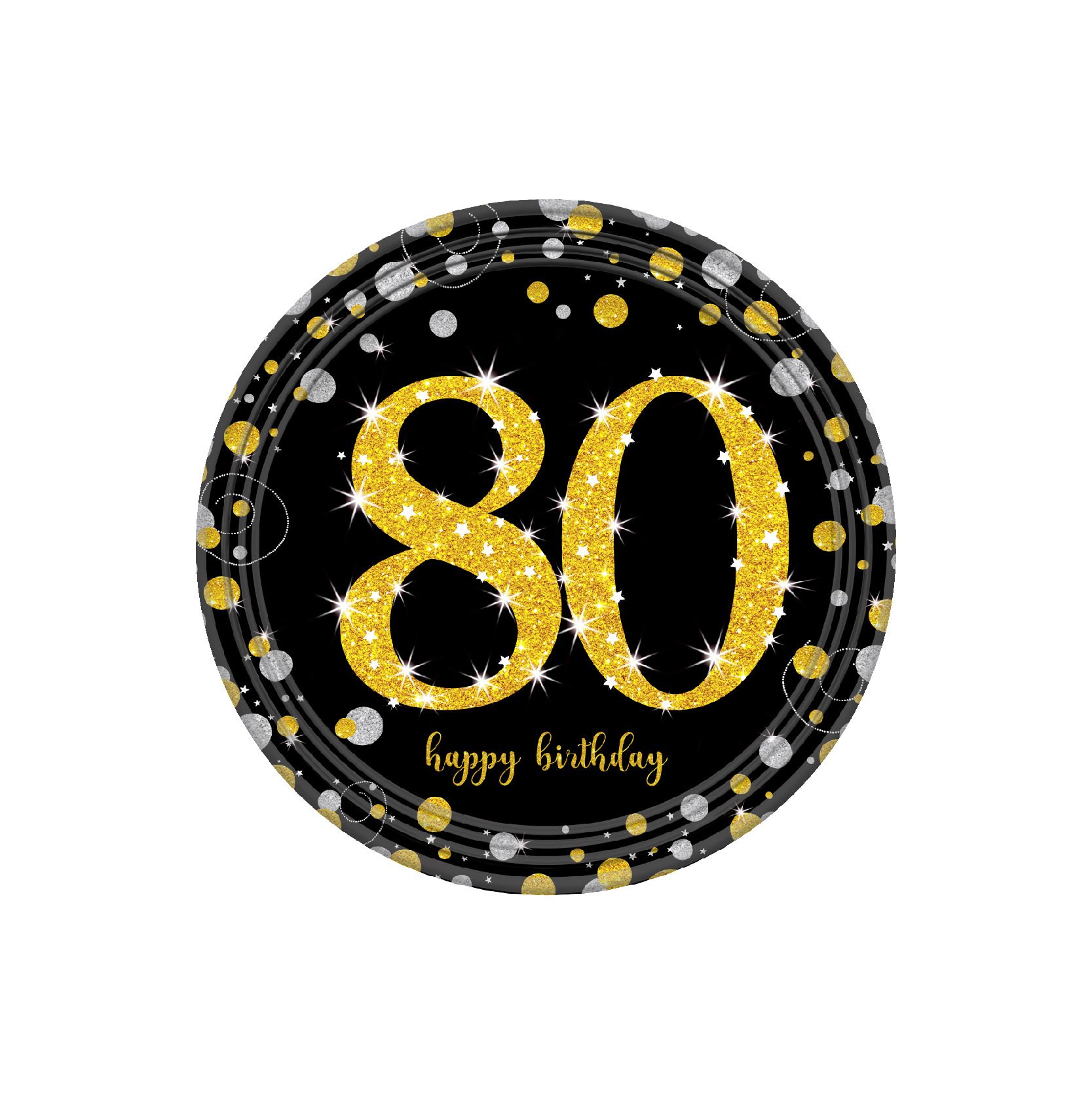 80 # 골드 7 인치 디스크 8PC