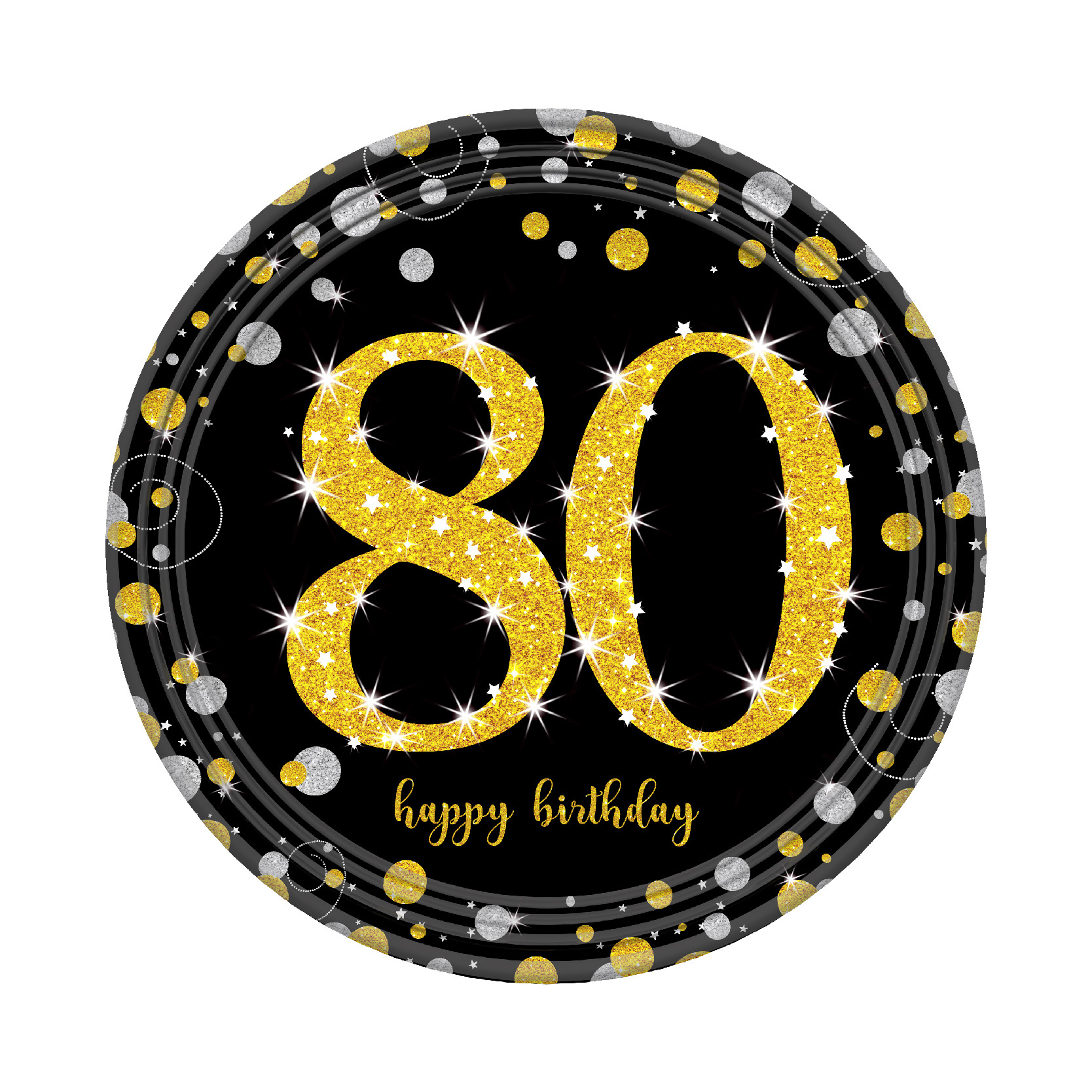 80 # 골드 9 인치 디스크 8PC