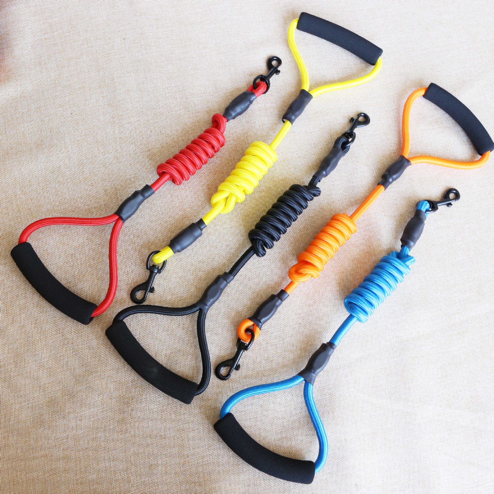 Correa para perro pequeño, protección para las manos, mango de nailon, cuerda redonda, arnés, conjunto de collar, suministros para mascotas al por mayor