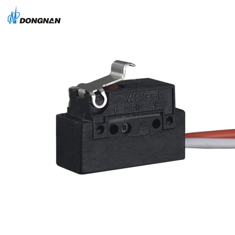 防水微动开关WS3新能源汽车交流充电枪防水开关 IP67自动售货机