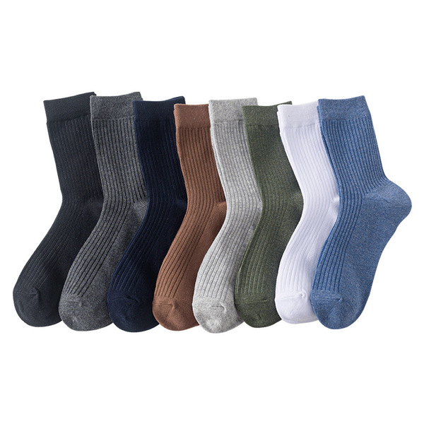 Men's demi-season classic universal solid color socks