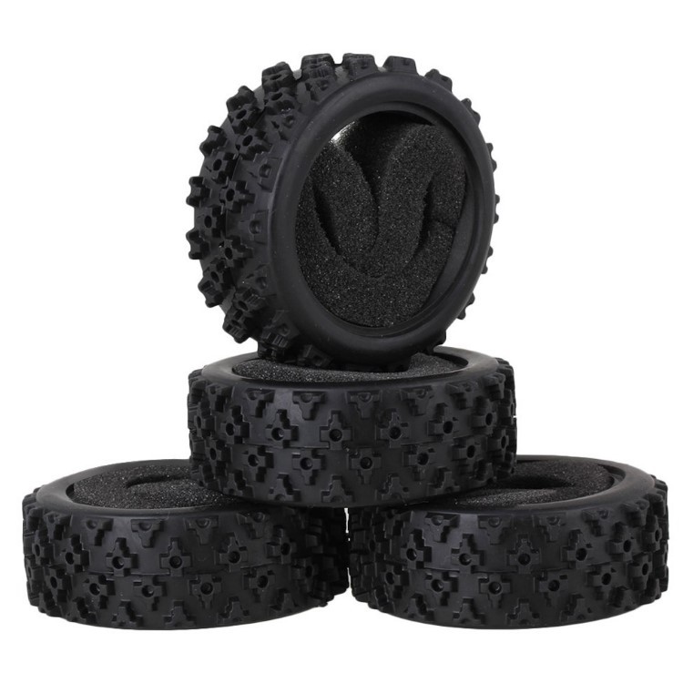 Neumático de carreras plano para coche modelo 1/10, adecuado para neumáticos de carreras callejeras ARRMA HSP TRAXXAS.