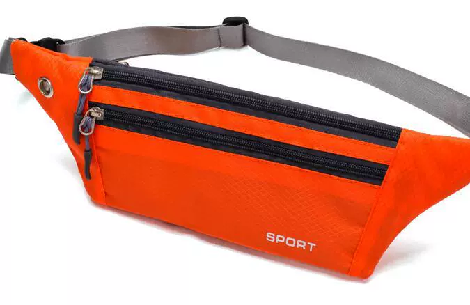 Sports Waist Bag, waterproof unisex phone pouch, multi-pocket 8.9×4.0×4.25 cm, lightweight 80 g