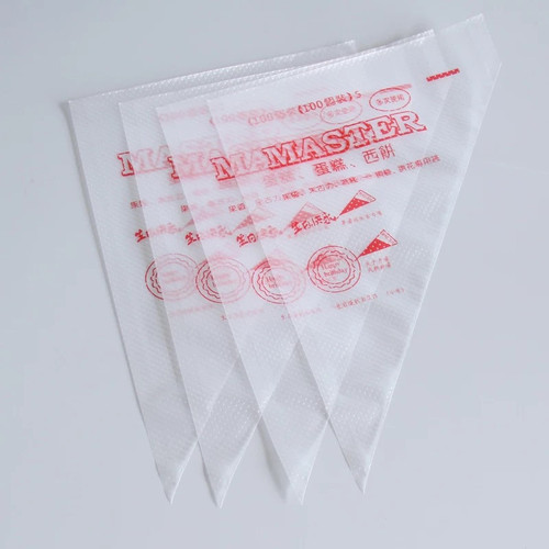 Thickened disposable decorating bag, reusable decorating bag, cake decorating nozzle tool set, large, medium and small, 100 pieces