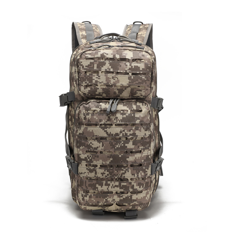 outdoors camouflage Sports Backpack High-capacity man Travel? commute Backpack tactics knapsack laser punching