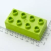 2×4 thick bricks [emerald green]
