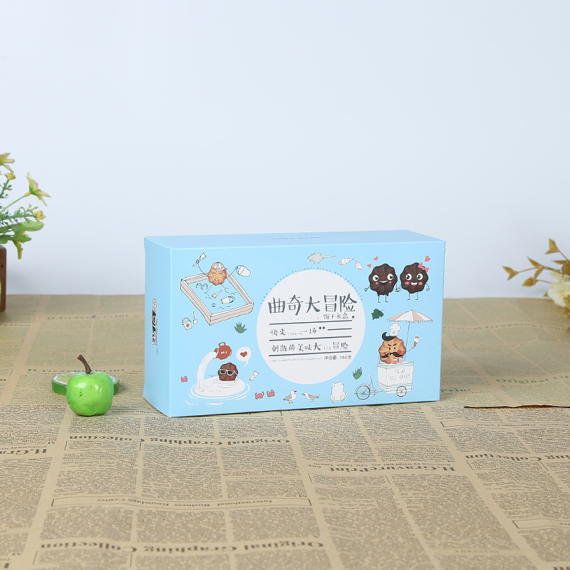 厂家曲奇饼干包装盒 曲奇饼干西点烘焙包装纸盒子可印logo