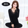 Lace thermal underwear, keep warm trousers, set