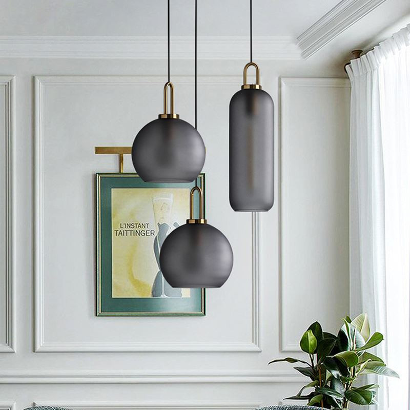 Modern glass design ceiling lamp for living room for bed