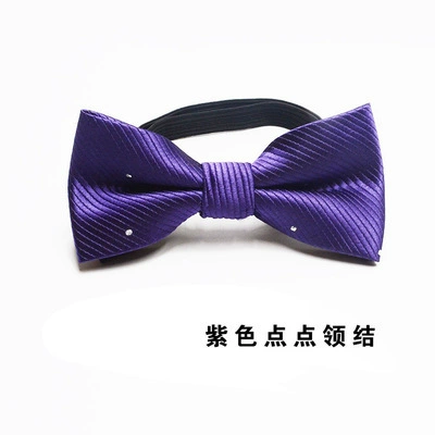 Purple bow tie
