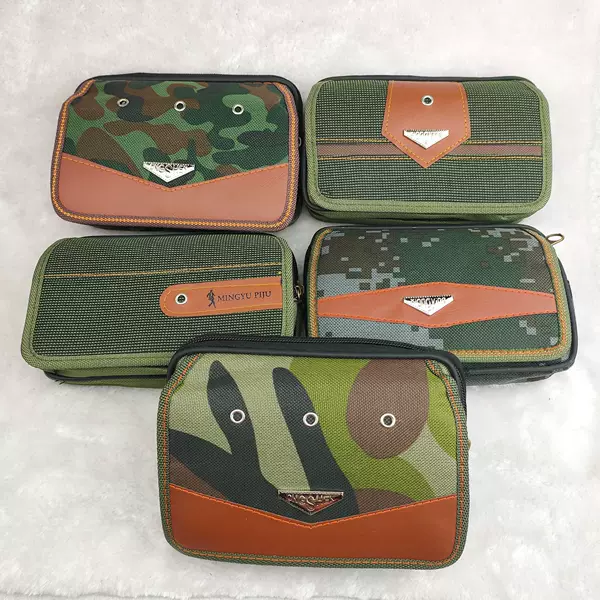 Men's Casual Waist Bag Plus Size 7inch Mobile Phone Canvas Belt Outdoor Sports Korean Style Mobile Phone Bag Hanging Bag in Stock
