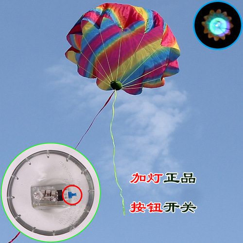 Cross-border sourcing: Hand-thrown parachute toy for kids – High-altitude flying parachute, perfect for parents and students to enjoy together.