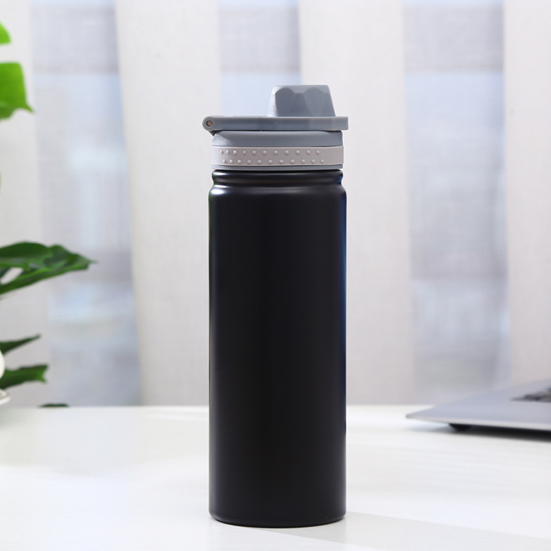 Fábrica directa lote de acero inoxidable deportes hervidor moda calidad espacio olla creativa moda termo taza suministro