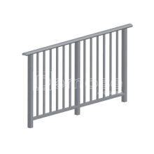 狄姆斯栏杆 铝合金商品楼安全防护栏 小区家装钢化玻璃钢栏板