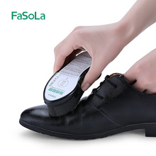 FaSoLa便攜式海綿皮鞋刷輕盈柔軟厚實彈性好不跑油鞋油刷家用清潔