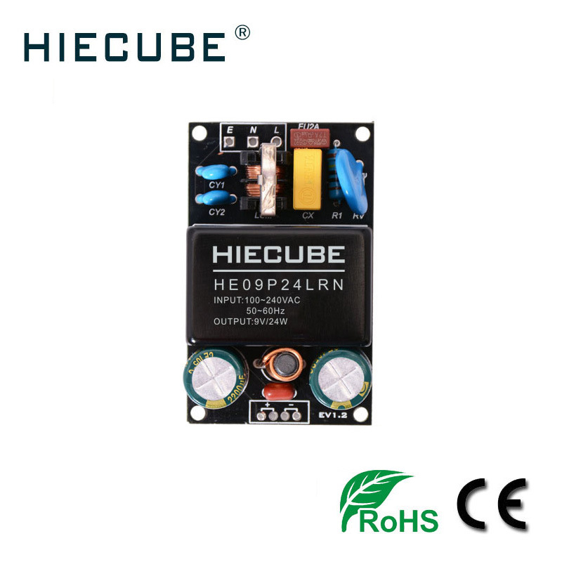 高能立方开关电源模块acdc220v转9v2.7A24W隔离DEMO板带EMC滤波