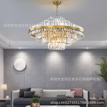 后现代简约水晶吊灯设计师客厅餐厅北欧酒店大厅塔型ins卧室吊灯