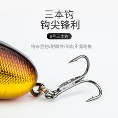 Lure, Artificial Bait, Minnow, Hard Bait CC60 Rocker "Xiao Pang," Floating Minnow, 6cm, 9g — Ideal for Bass, Mandarin Fish, and Whitebait.