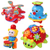 Children's airplane, trolley for early age, car for kindergarten, finger pushing game for boys and girls, toy